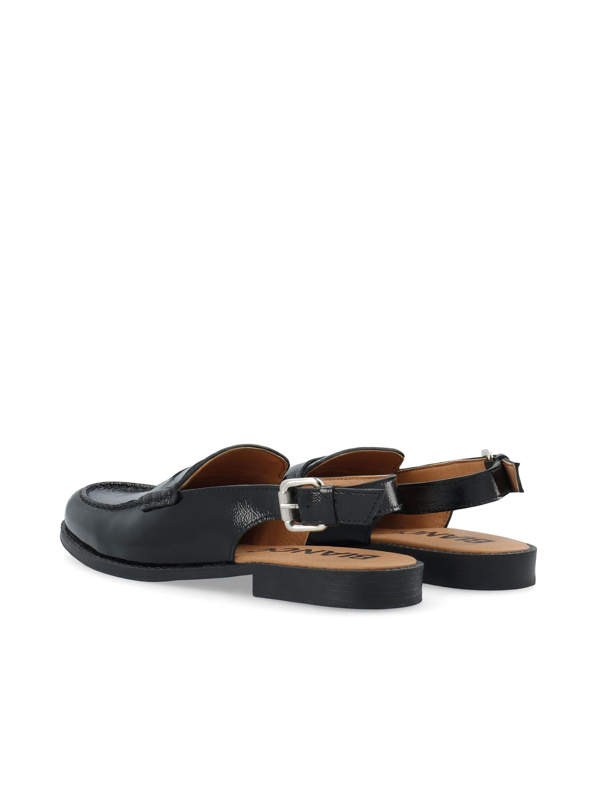 WHITE - BIAPOP LEATHER LOAFERS