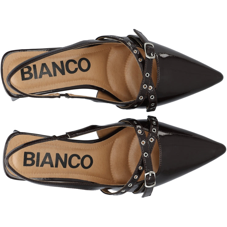 BIANCO - BIAMARALYN Buckle Slingback Faux Leather