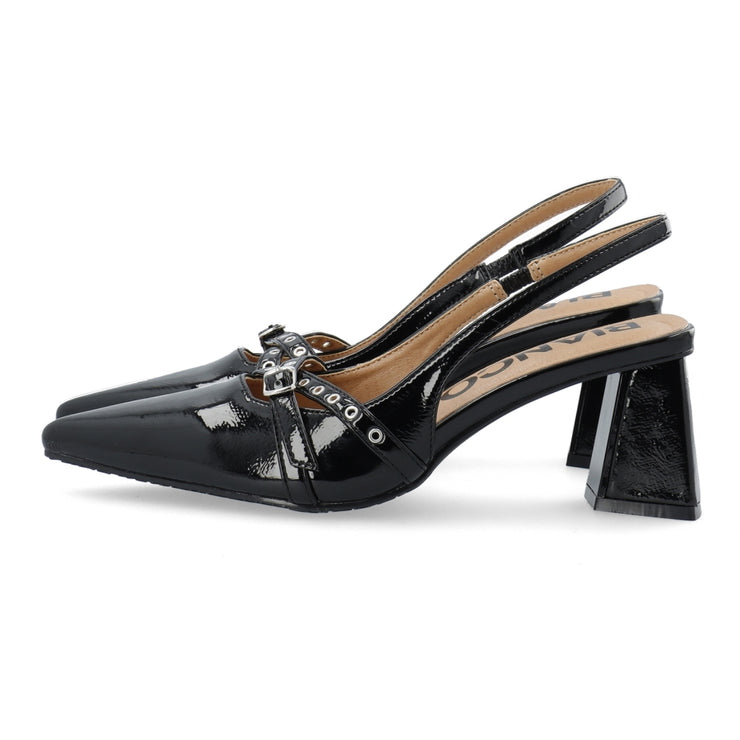 BIANCO - BIAMARALYN Buckle Slingback Faux Leather