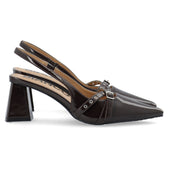BIANCO - BIAMARALYN Buckle Slingback Faux Leather