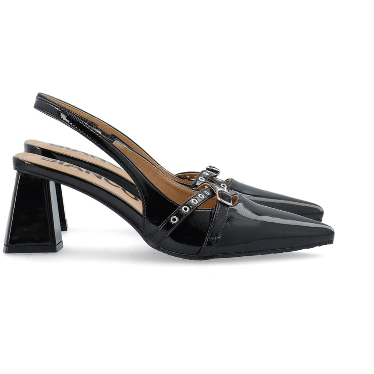 BIANCO - BIAMARALYN Buckle Slingback Faux Leather