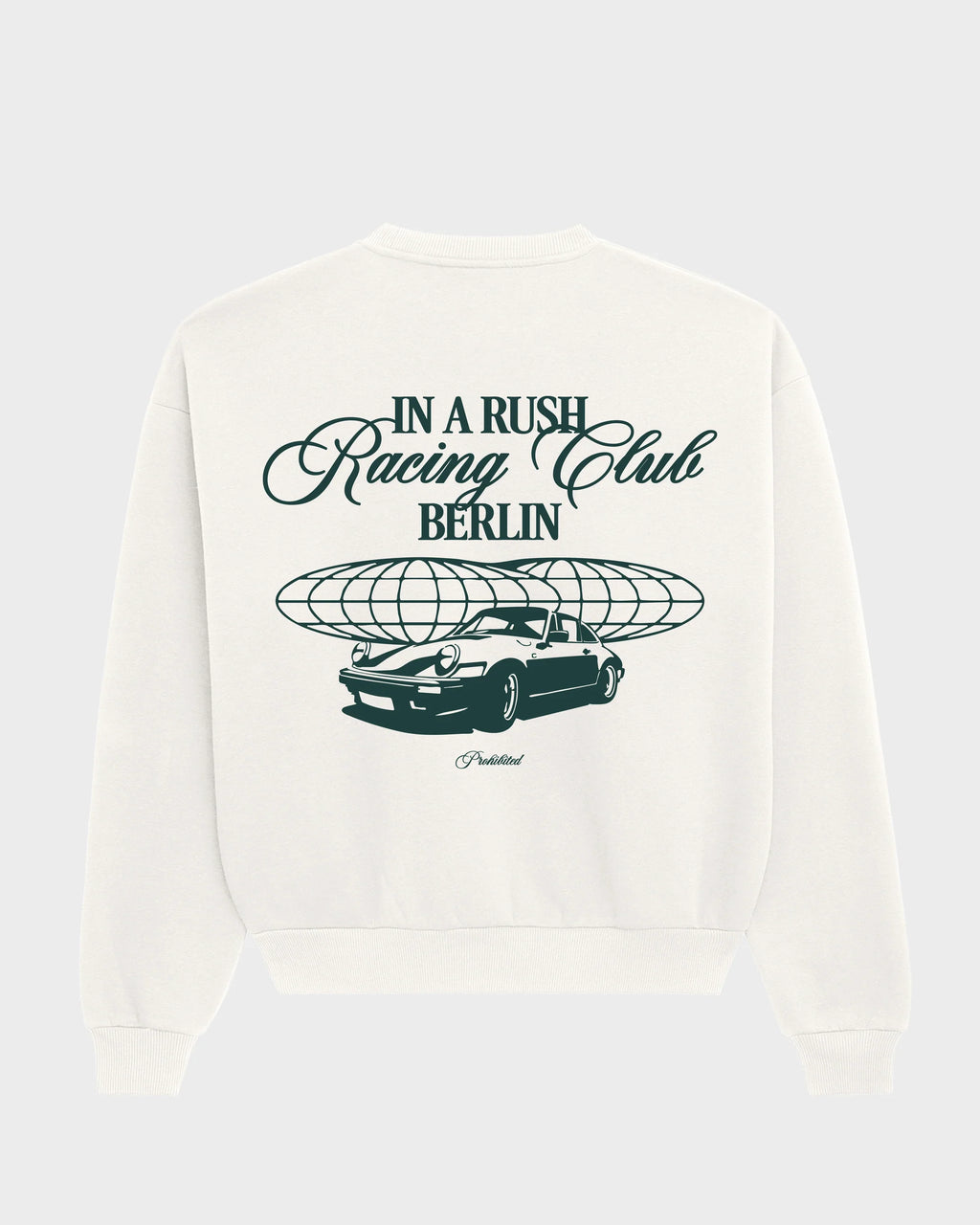 PROHIBITED - In A Rush Crew Neck Off-White
