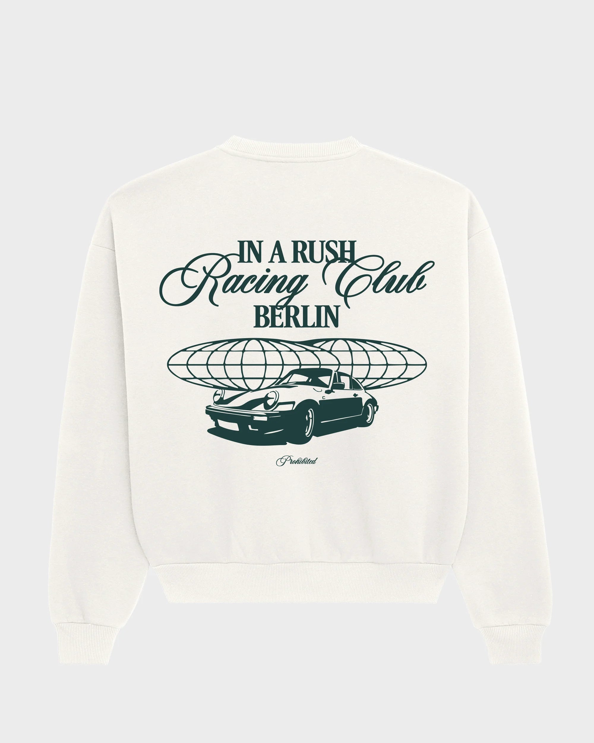 PROHIBITED - In A Rush Crew Neck Off-White