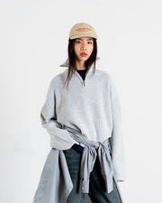 WOODBIRD - WBFANG HALF ZIP KNIT
