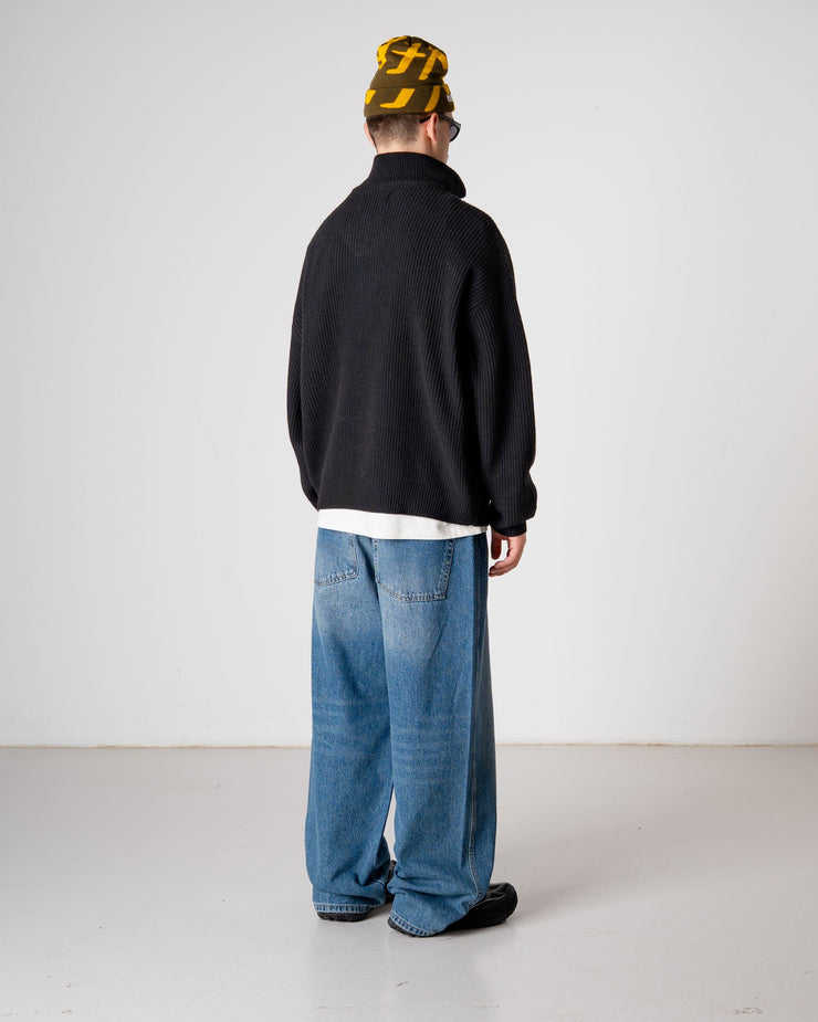 WOODBIRD - LEE WOOL NKIT HALF ZIP