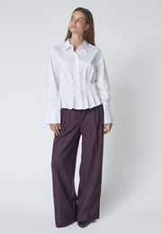 CO'COUTURE - POPPYCC PLEAT WAIST SHIRT