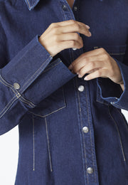 CO'COUTURE - THEOCC FITTED DENIM SHIRT