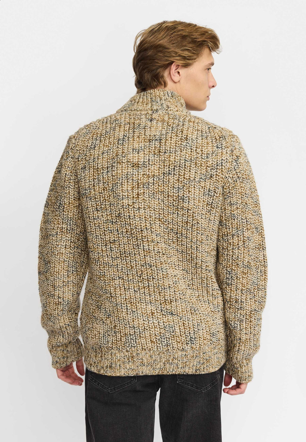 REVOLUTION - Zipped Knit Cardigan