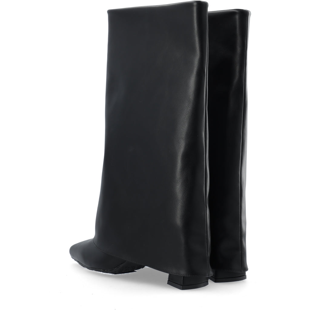 WHITE - BIAMARALYN Fold Over Boot Faux Leather