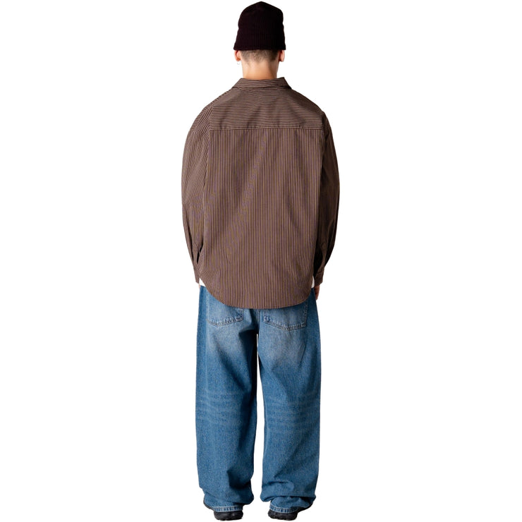 WOODBIRD - jong stripe shirt