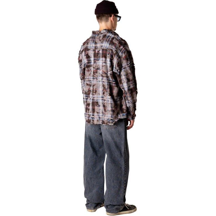 WOODBIRD - jong ripped shirt