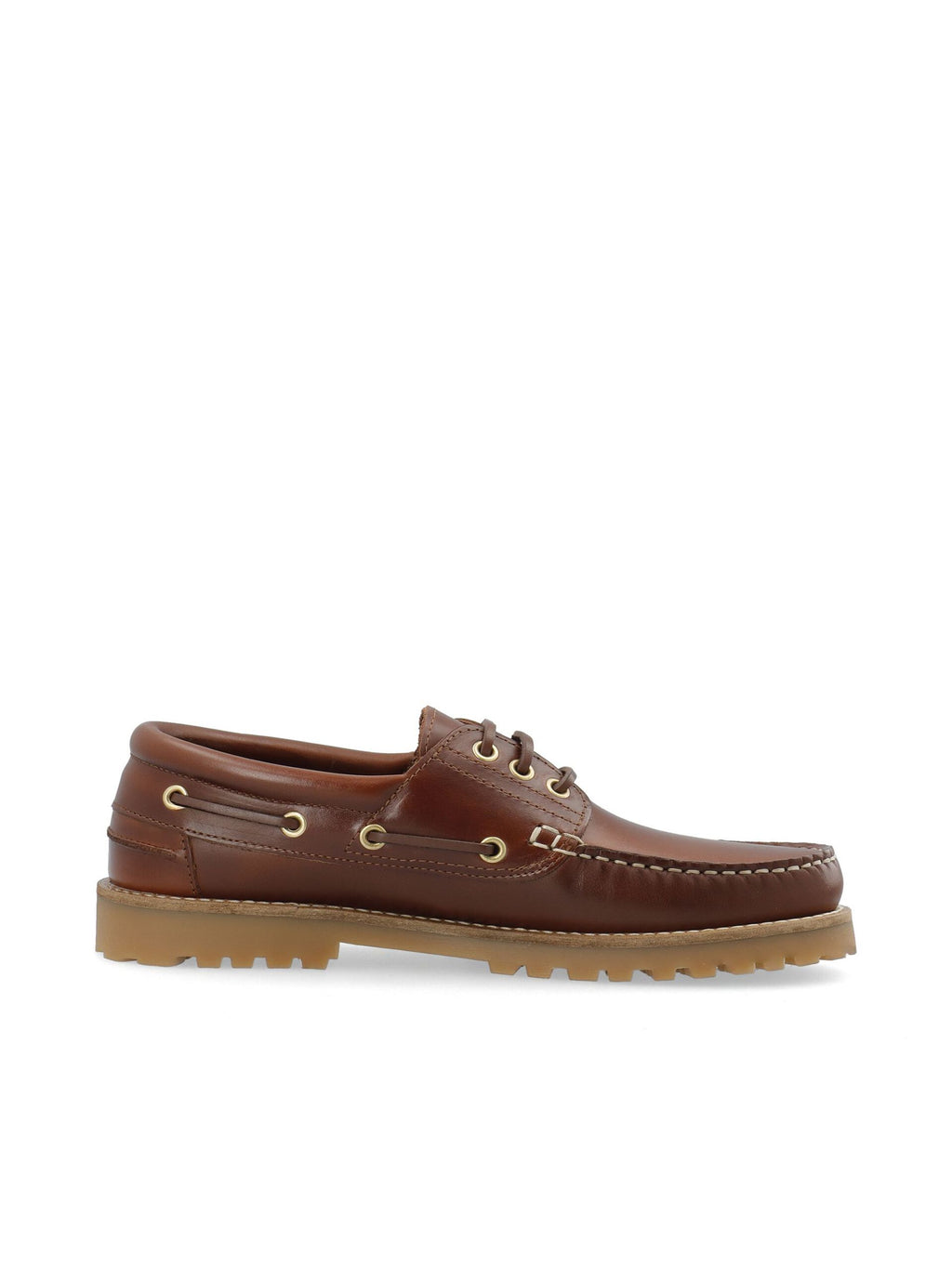 WHITE - BIAGREG Boat Shoe Pull Up Leather 2.0