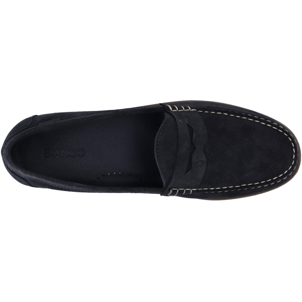 WHITE - BIAIBIZA Suede loafer
