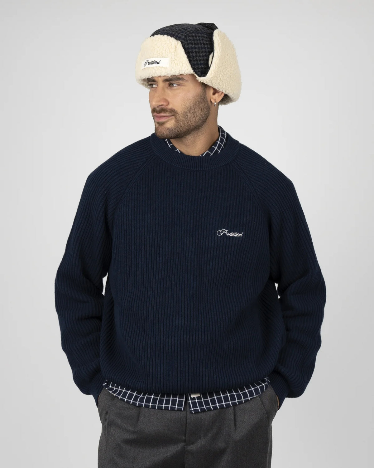 PROHIBITED - Campus Knit Sweater