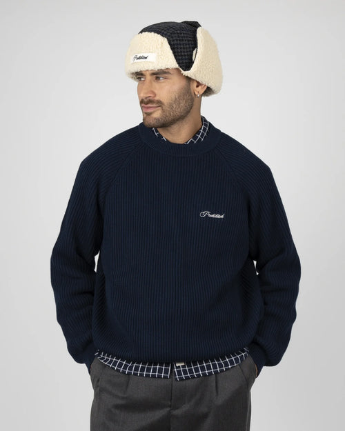 PROHIBITED - Campus Knit Sweater