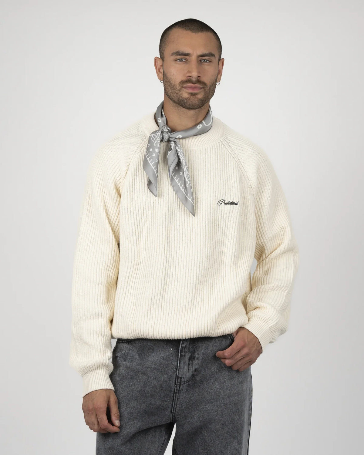 PROHIBITED - Campus Knit Sweater