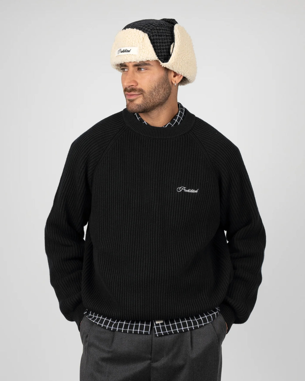 PROHIBITED - Campus Knit Sweater