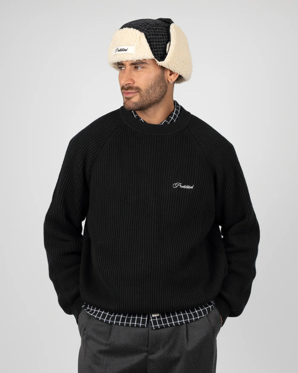 PROHIBITED - Campus Knit Sweater