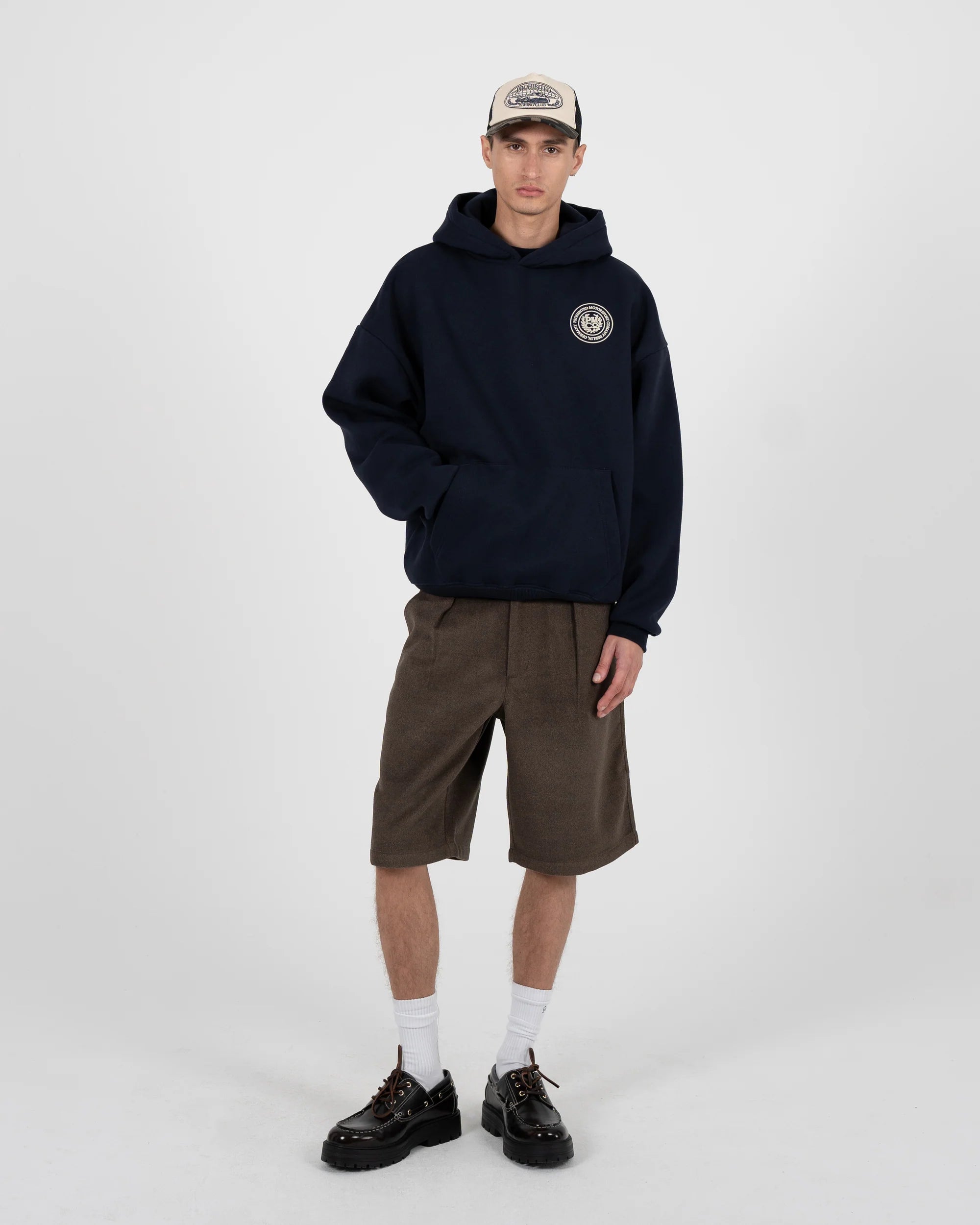 PROHIBITED - Horse Racer Hoodie Deep Blue