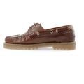 WHITE - BIACAPRI Boat Shoe Pull Up Leather