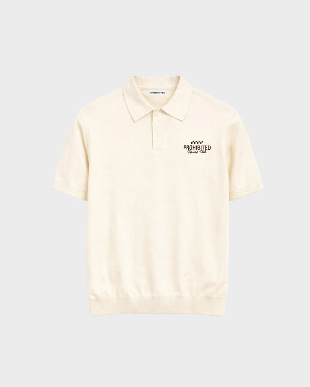 PROHIBITED - Speedtrap Polo Off-White