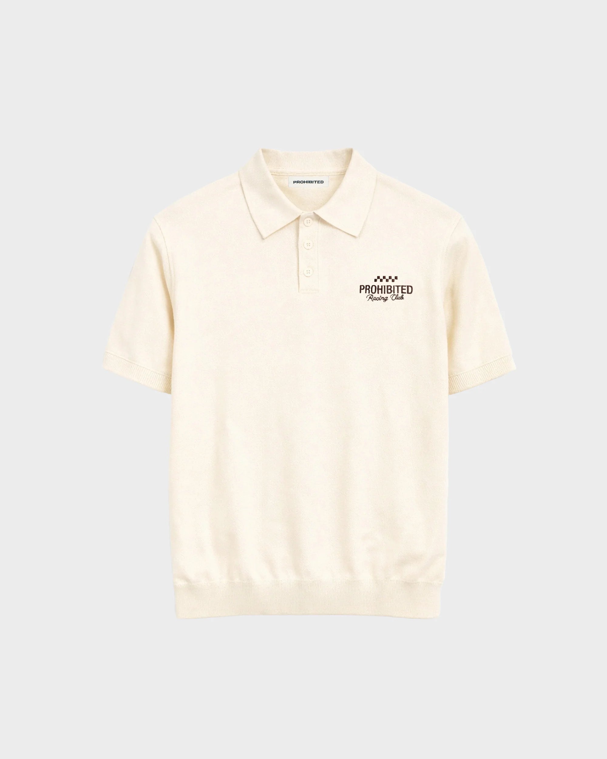 PROHIBITED - Speedtrap Polo Off-White