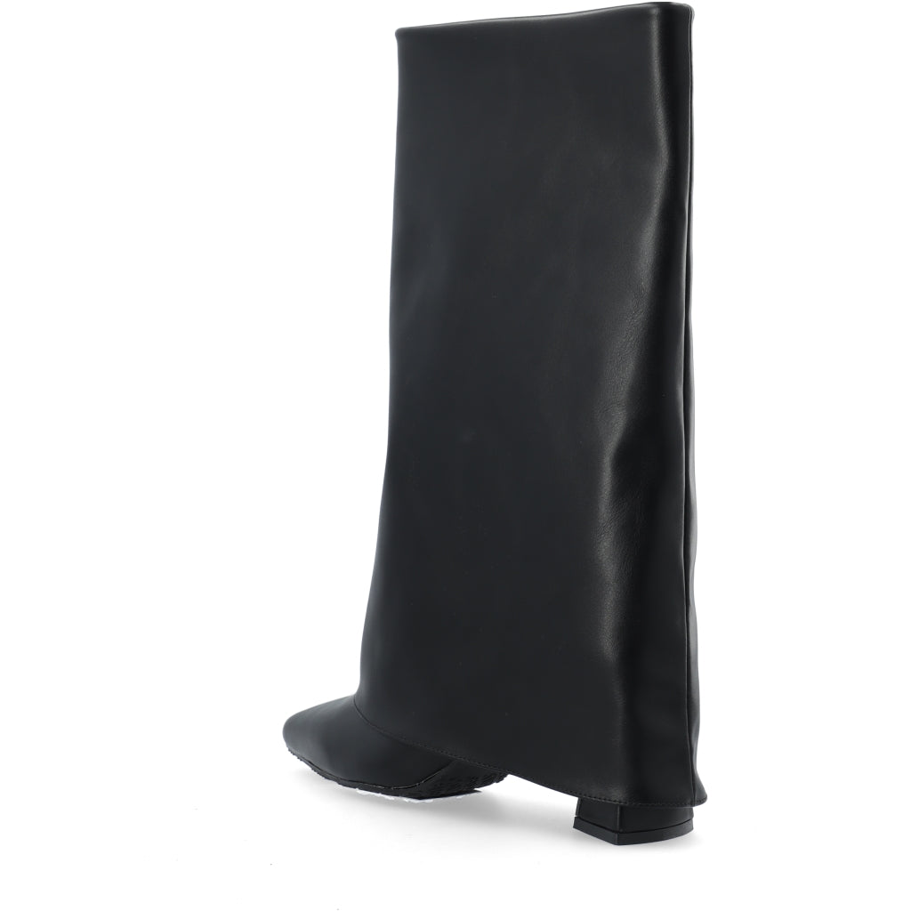 WHITE - BIAMARALYN Fold Over Boot Faux Leather