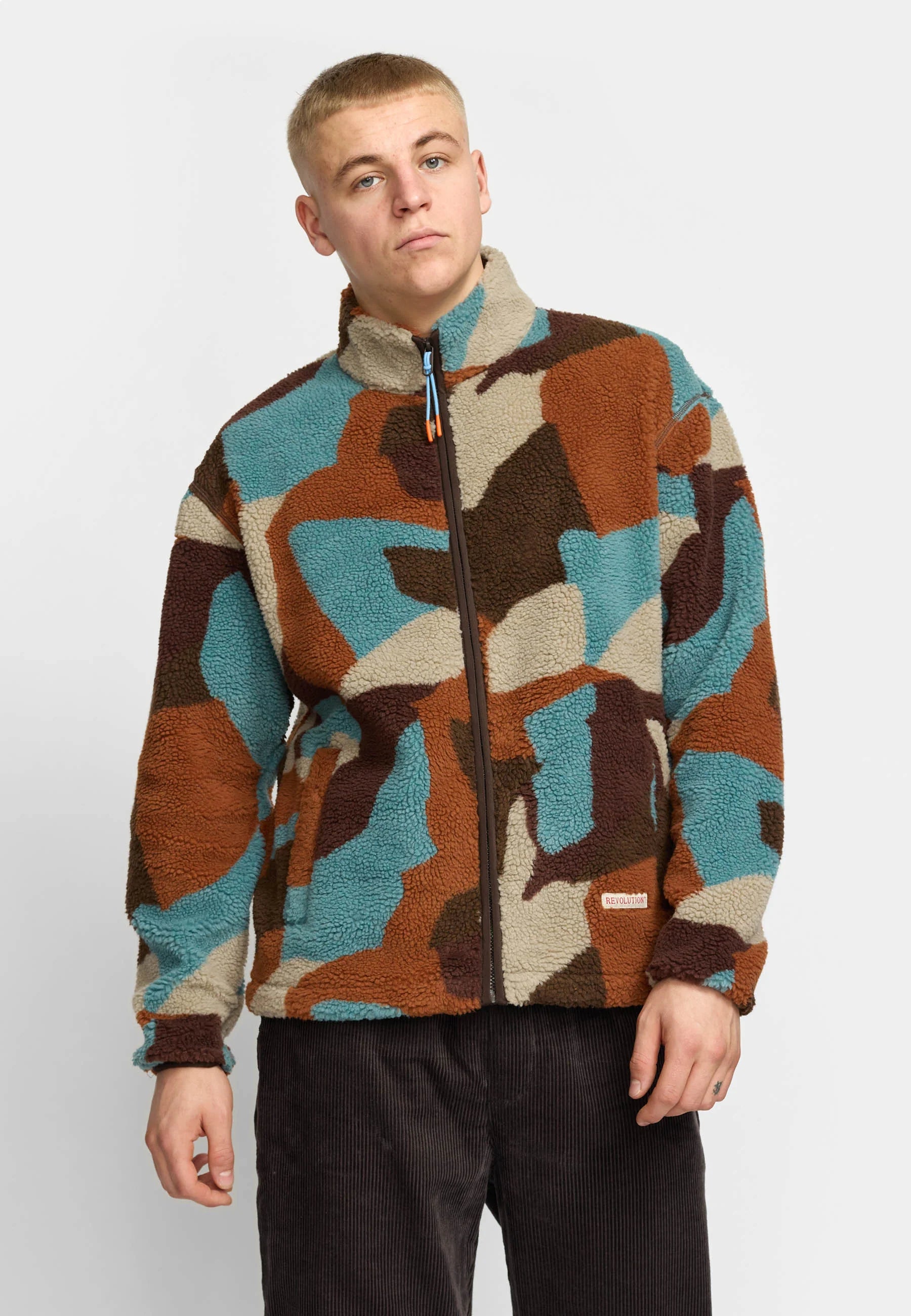 REVOLUTION - Printed Teddy Jacket 7023