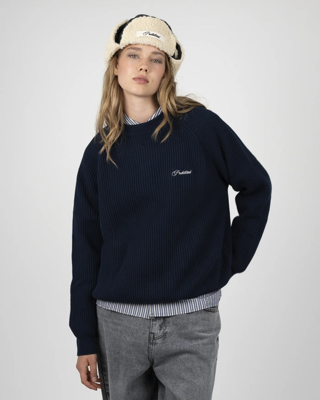 PROHIBITED - Campus Knit Sweater