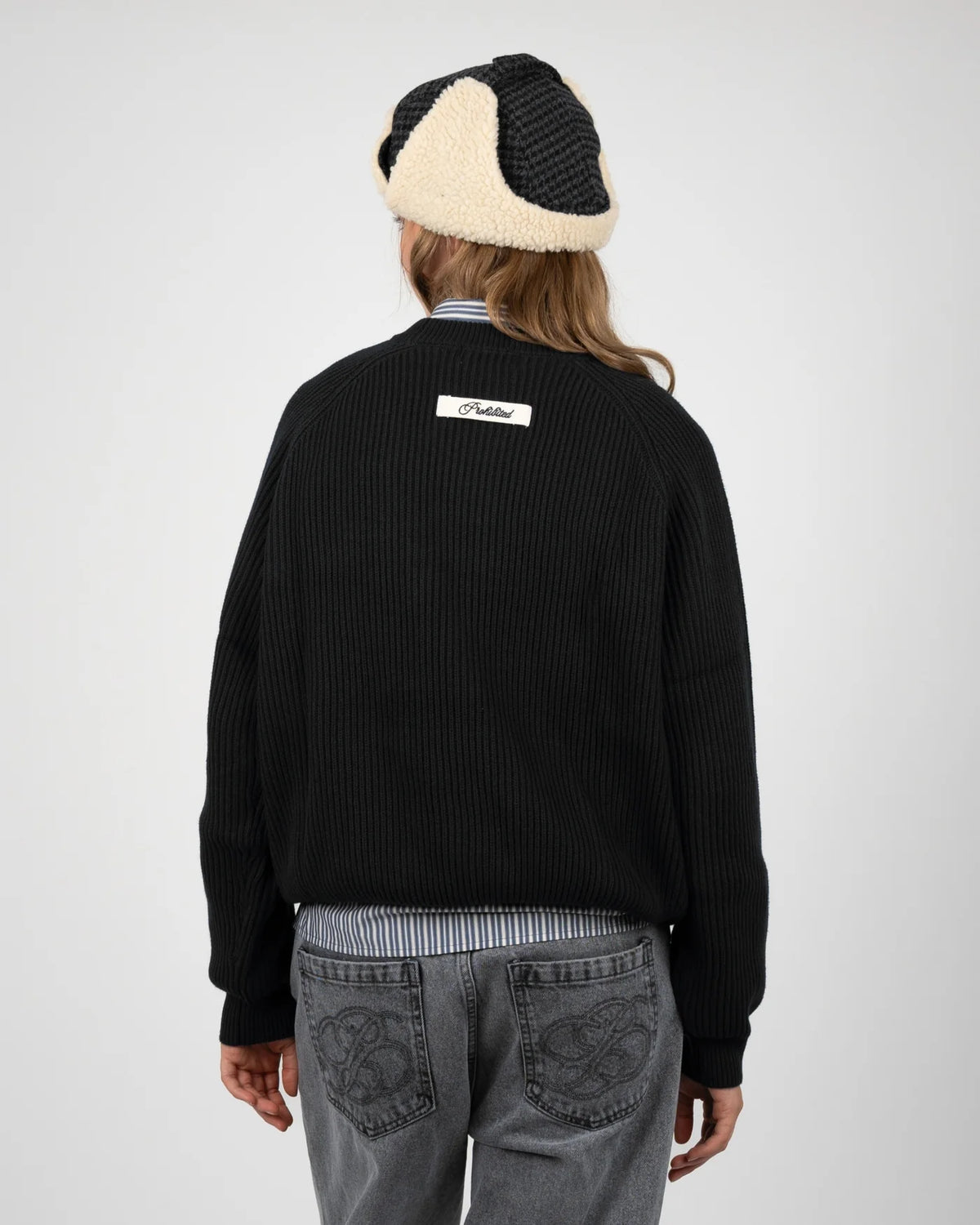 PROHIBITED - Campus Knit Sweater