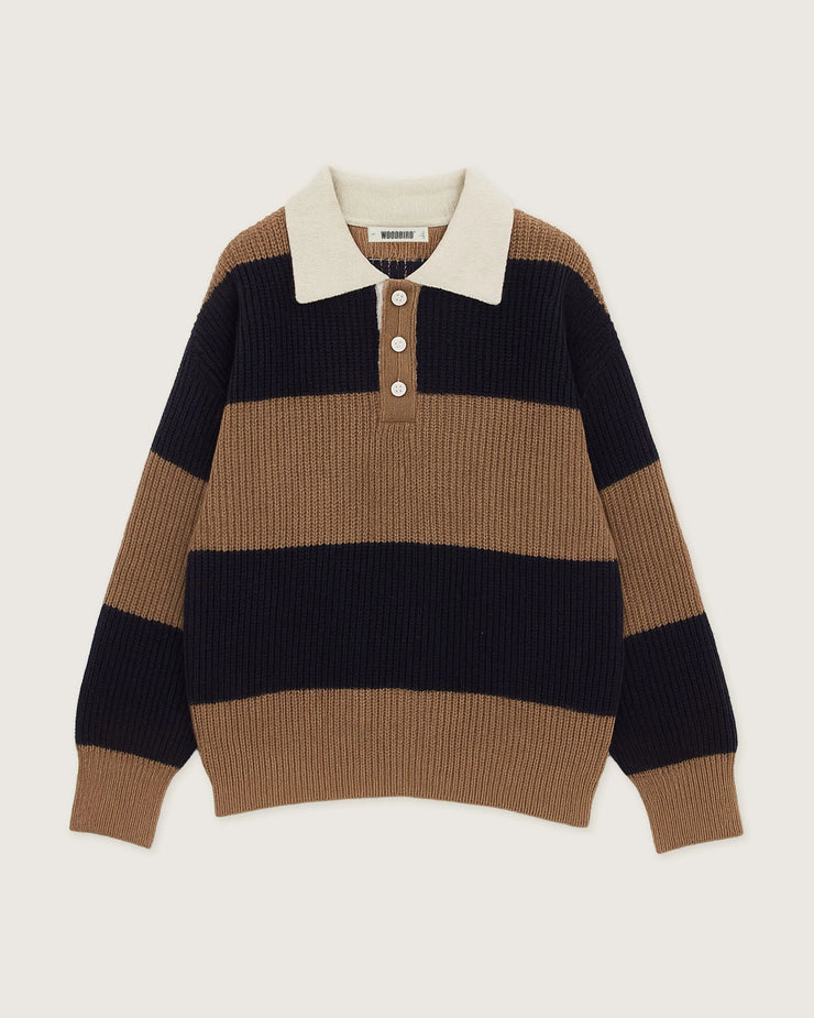 WOODBIRD - lotu striped polo