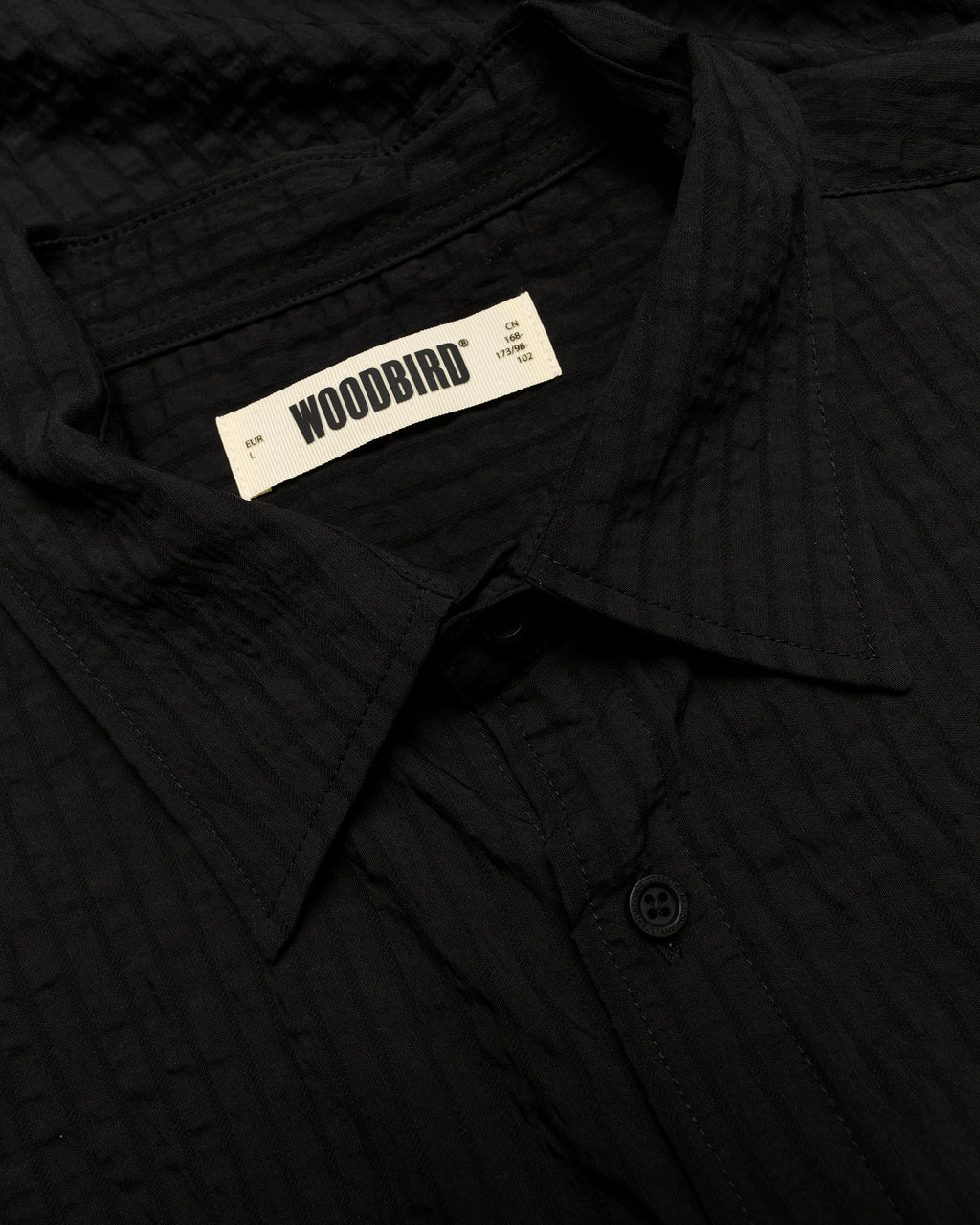 WOODBIRD -  Woodbird WBBuzo Tian Shirt Shirts Black
