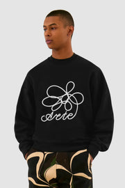 ARTE - FLOWER LOGO CREWNECK