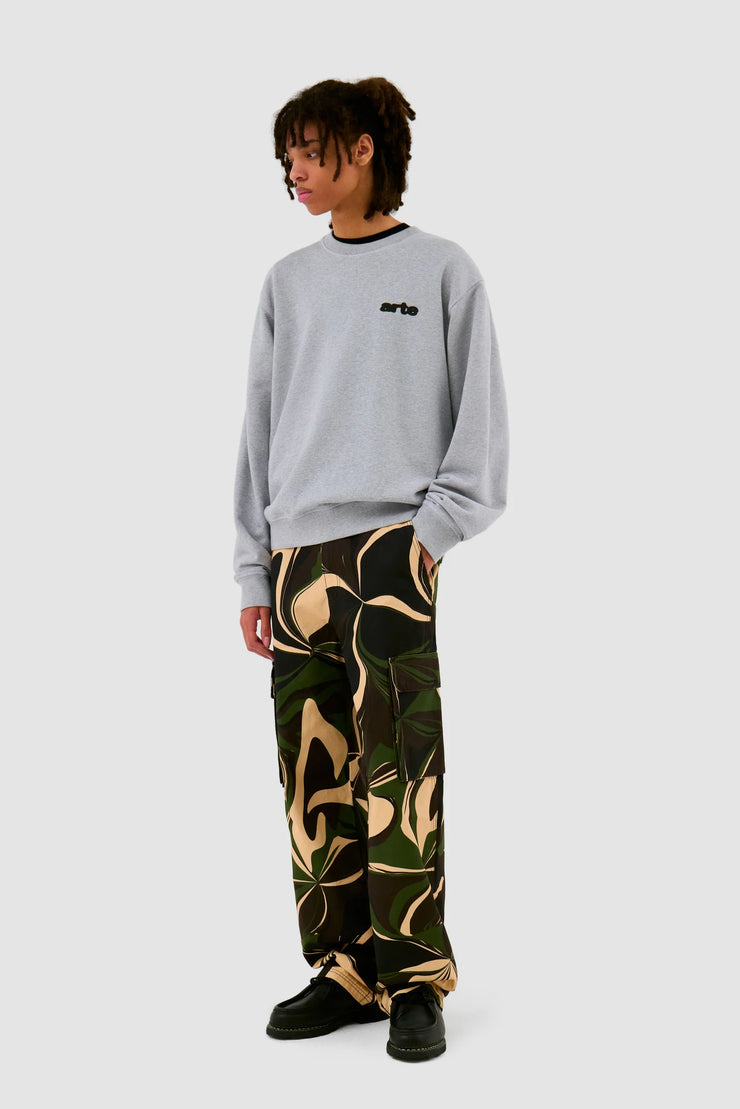 ARTE - BLUR FLOWER CREWNECK