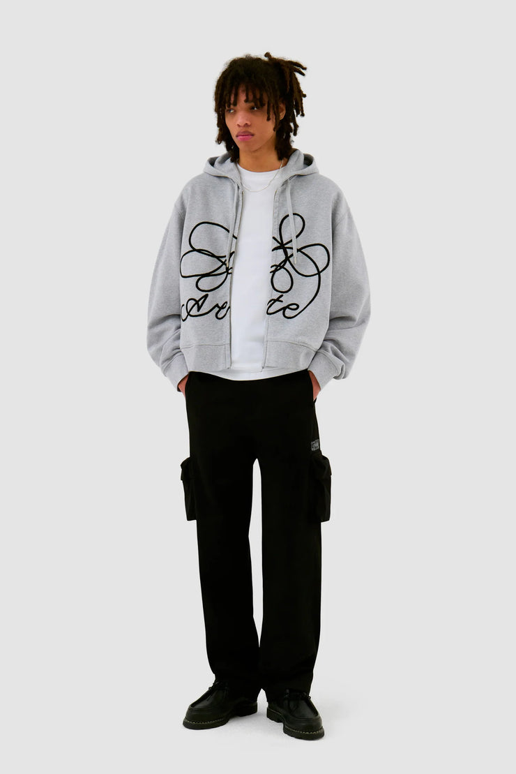 ARTE - FLOWER LOGO ZIP HOODIE