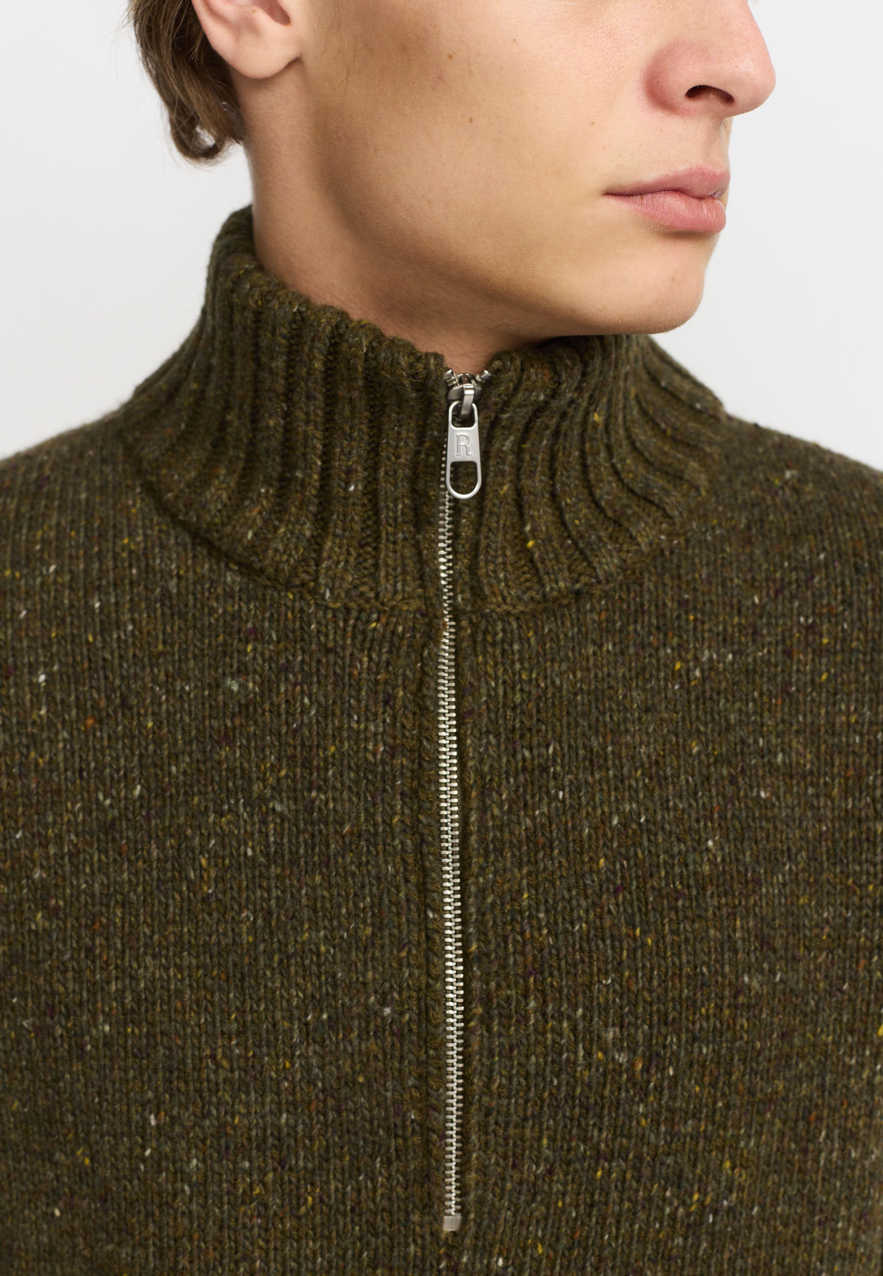REVOLUTION - Half-zip Knit