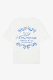POMPEII - T-SHIRT CLUB MEDITERRANEA OFF WHITE BOXY TEE