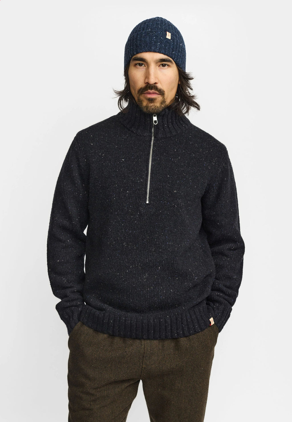 REVOLUTION - Half-zip Knit