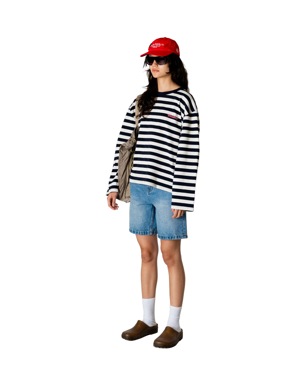 WOODBIRD - WBJOUL WIDE SLEEVE STRIPE TEE