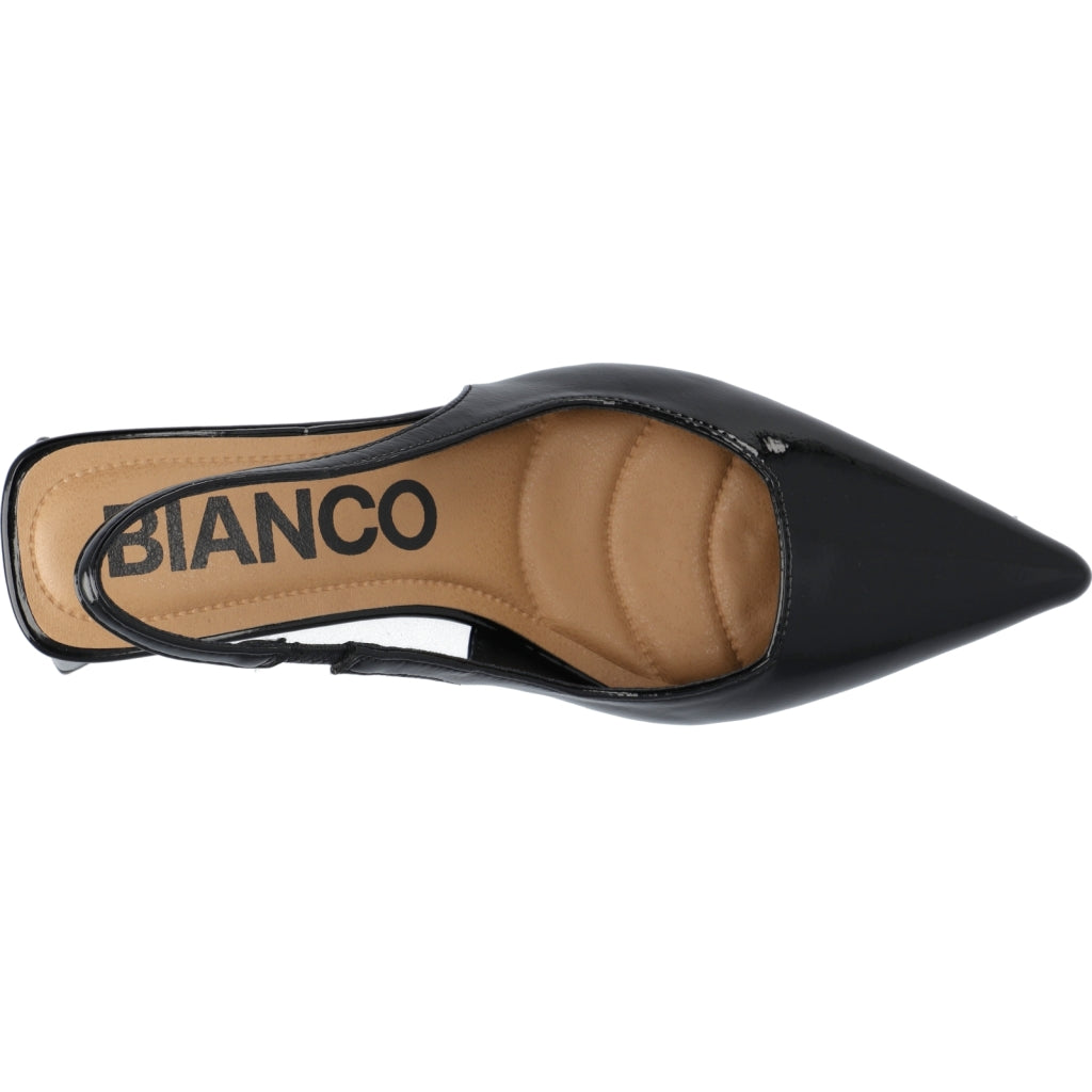 WHITE - BIAMARALYN Slingback Patent