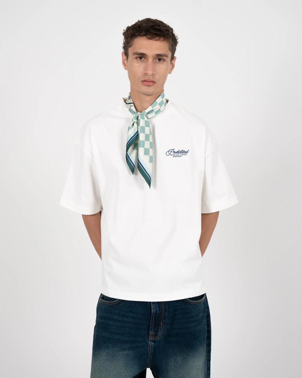 VIETATO - Ciclisti Tee Off-White
