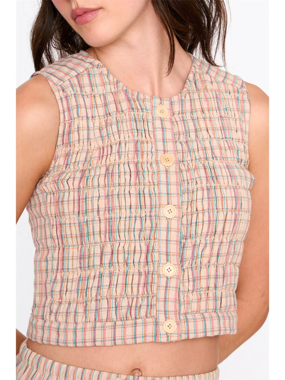 24 COLOURS - Smocked vest