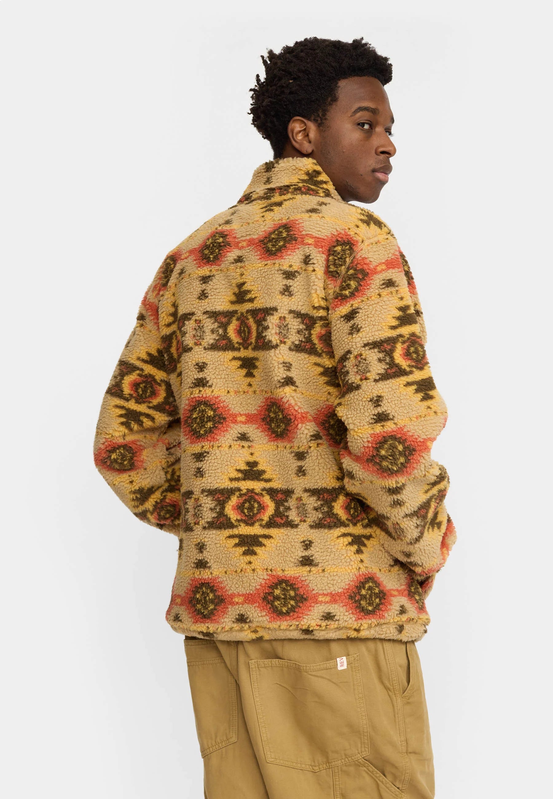 REVOLUTION - Printed Teddy Jacket 7020