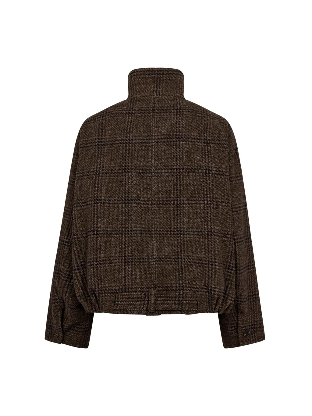 CO COUTURE - OlvaCC Check Balloon Jacket
