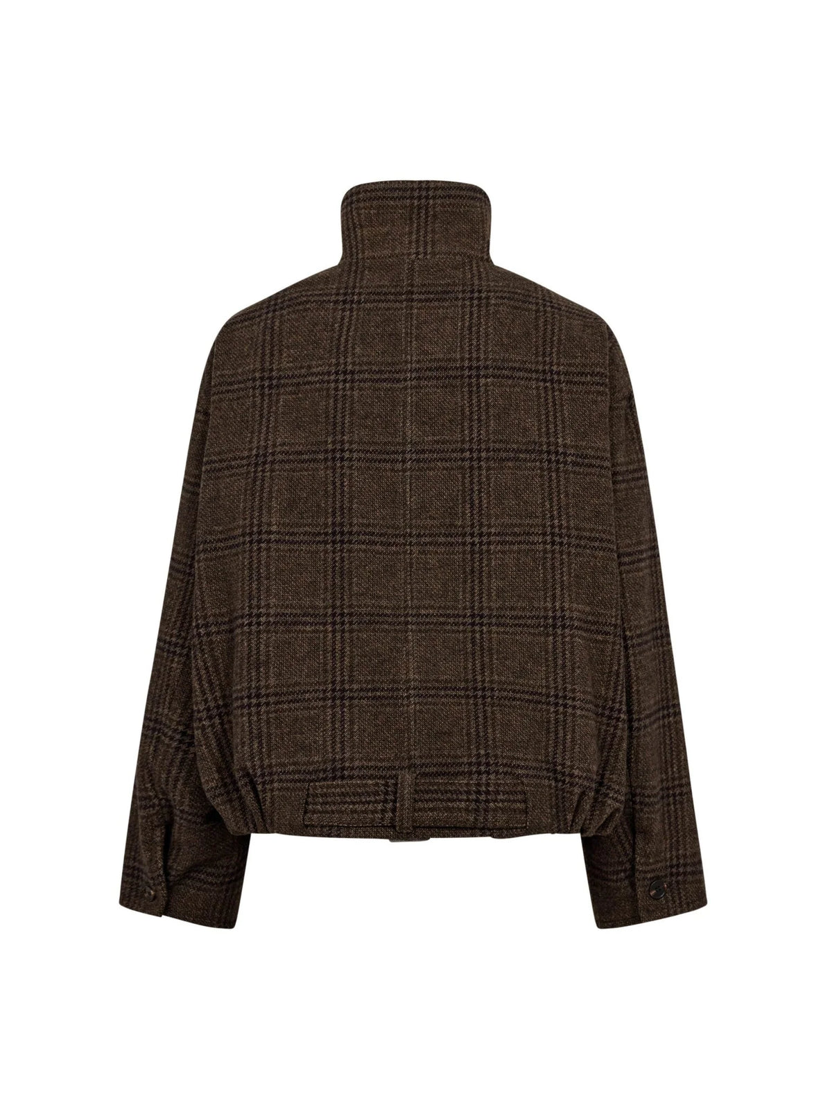 CO COUTURE - OlvaCC Check Balloon Jacket
