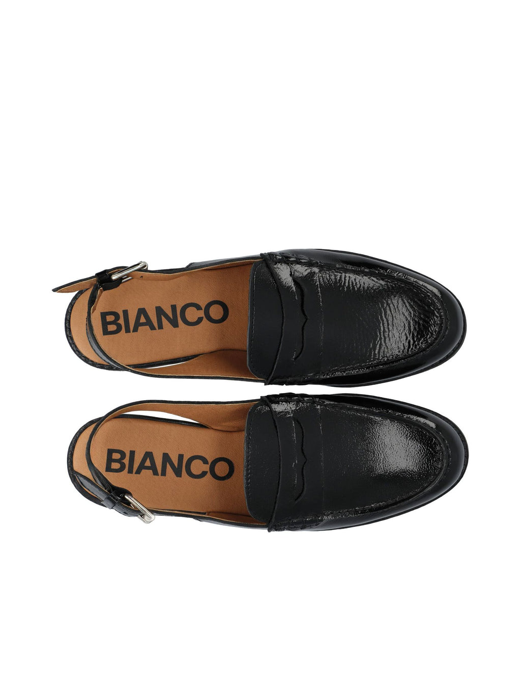 WHITE - BIAPOP LEATHER LOAFERS