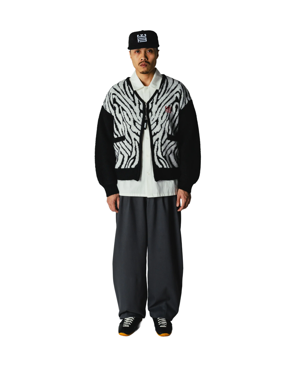 WOODBIRD - WBOni Zebra Zip Cardigan