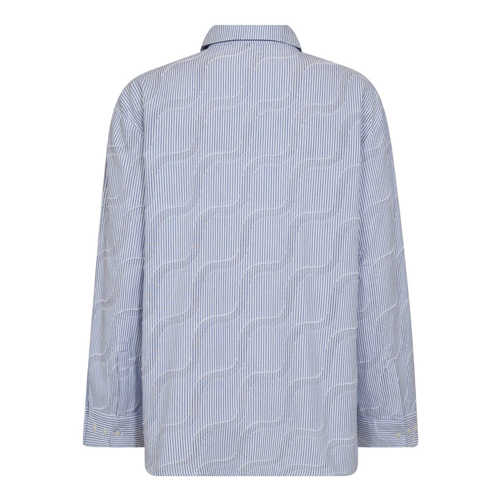 COCOUTURE - devin cc stripe tie shirt