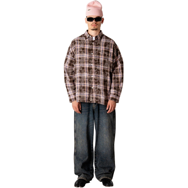 WOODBIRD - jong check shirt