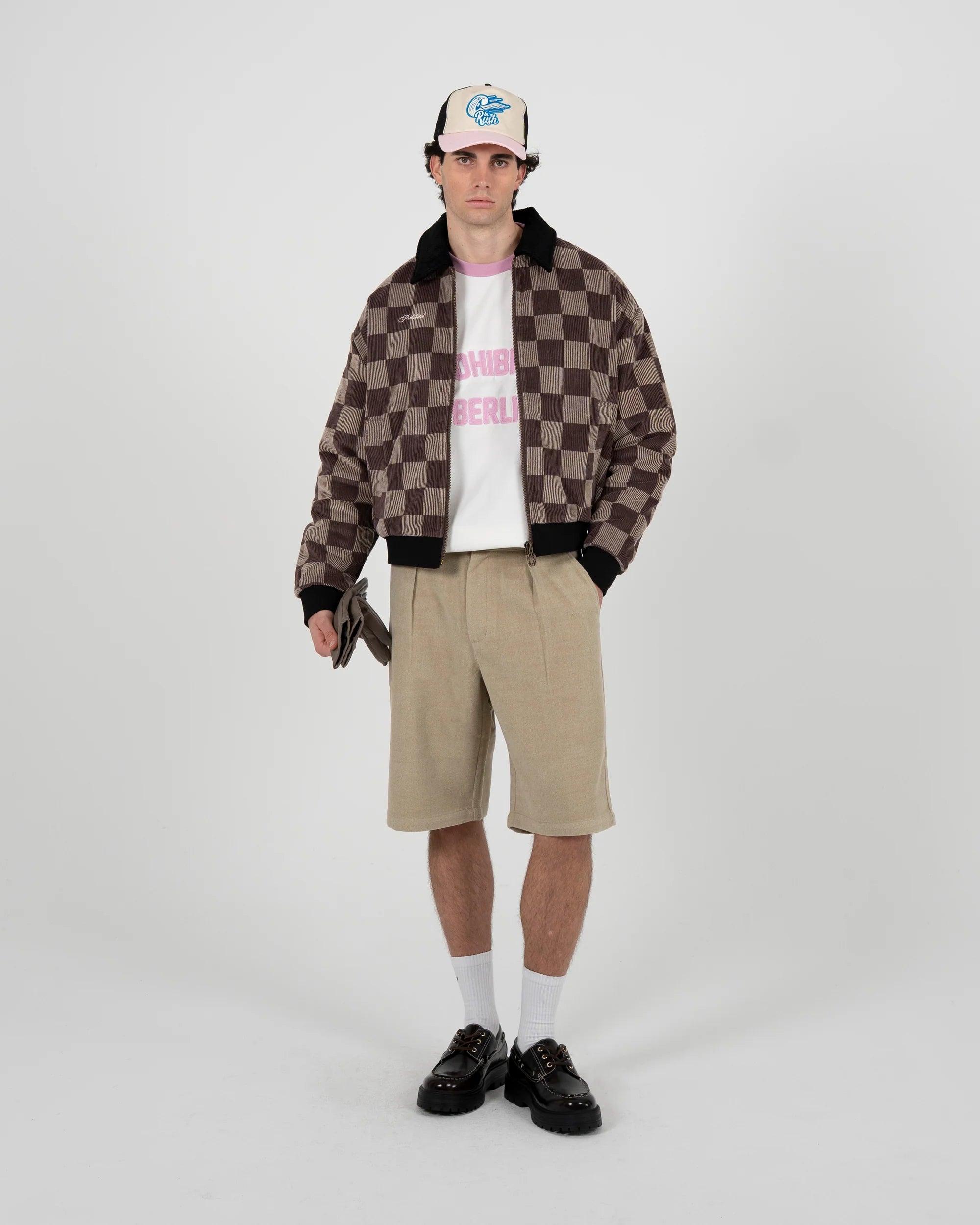PROHIBITED - Intercooler Bomber Jacket Brown